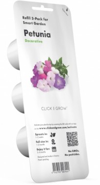 Click & Grow gudrā augu dārza uzpilde Petūnija 3gb.