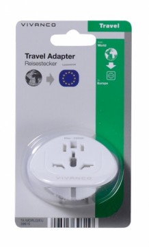 Vivanco travel adapter World-EU (39615)