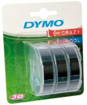 Dymo marķēšanas lente 3D 9mm 3m 3gb.