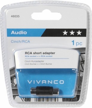 Адаптер Vivanco RCA - RCA (46035)