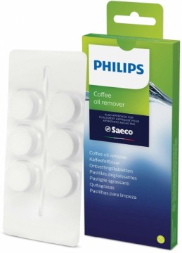 PHILIPS Kafijas pagatavošanas bloka tīrīšanas tabletes, 6 gab - CA6704/10