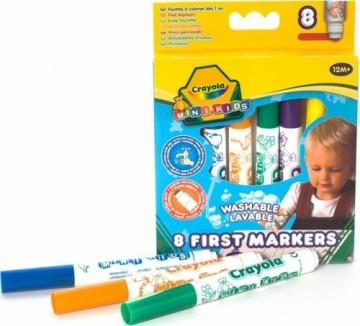 Crayola MiniKids Flomasteri, 8 gb.