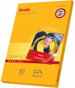 Kodak фотобумага 10x15 240г Glossy 50 страниц