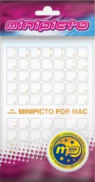 Kolm LÕvi (minipicto) Minipicto наклейки для клавиатуры RUS KB-MAC-CLRRU-ORANGE, матовый оранжевый