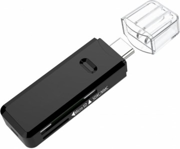 Platinet кардридер  microSD/SD USB-C (45282)