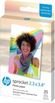 HP photo paper Sprocket Plus Zink 5.8x8.6cm 20 sheets