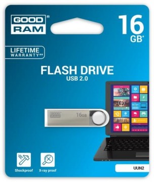 Goodram 16GB USB 2.0 USB flash drive USB Type-A Black,Silver