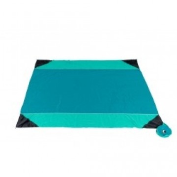 Ticket To The Moon Sega Beach Blanket  Aqua/Orange