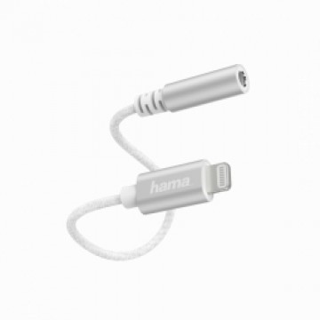 Hama 3.5mm Lightning to 3.5 mm audio female White