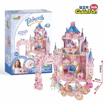 CUBICFUN 3D Puzle - Princeses slepenais dārzs