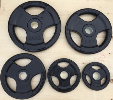 PX-Sport WP010 Gumijas disks ar 3 rokturiem, Ø50mm, 5kg