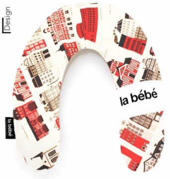 La Bebe™ Rich Maternity Pillow Art.85503 Citycape pakaviņš mazuļa barošana, gulēšanai, pakaviņš grūtniecēm 30x104 cm