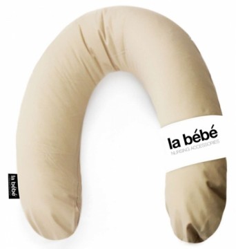 La Bebe™ Rich Maternity Pillow Art.49551 Beige Pakaviņš mazuļa barošanai / gulēšanai / pakaviņš grūtniecēm , 30x104cm