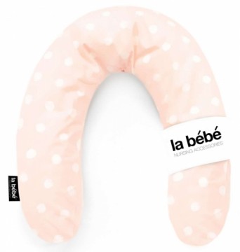 La Bebe™ Rich Cotton Nursing Maternity Pillow Art.74270 Pink Dots Pakaviņš mazuļa barošanai / gulēšanai / pakaviņš grūtniecēm 30x104 cm