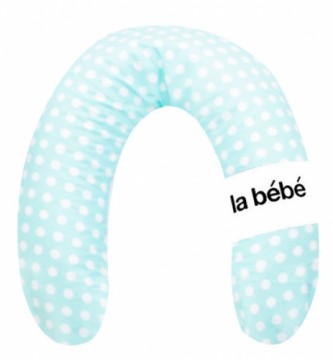 La Bebe™ Rich Maternity Pillow Art.85705 Dots 100% Natural Linen Подковка для сна / кормления малыша - Чехол 100% Натуральный Лён, 30x104 cm