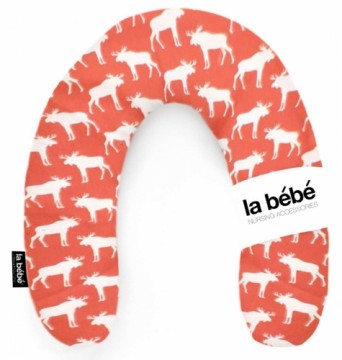 La Bebe™ Rich Maternity Pillow Art.82504 White Elk Подковка для сна, кормления малыша 30x104 cm