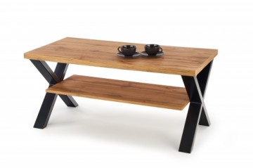 Halmar VENOM X coffee table color: votan oak/black