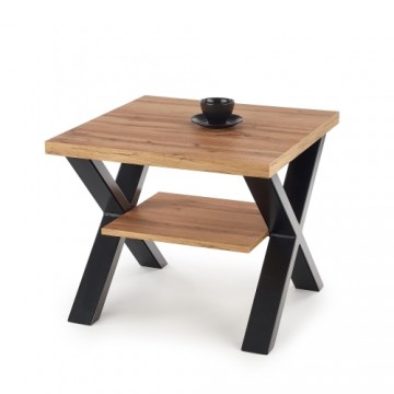 Halmar VENOM KW coffee table color: votan oak/black