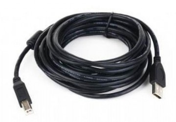 USB 2.0 A-plug B-plug 3 m (10 ft) cable with ferrite core Gembird