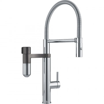 Franke VITAL Chrome/Gunmetal 120.0551.219 ūdens maisītājs ar filtrētā ūdens krānu 