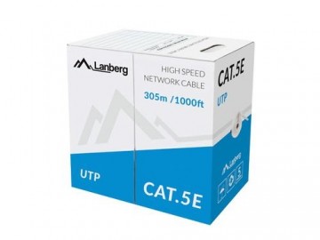 Lanberg Kabel UTP Kat.5e DRUT CCA pom LCU5-10CC-0305-