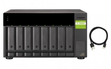 QNAP TL-D800S - ÃºloÅ¾nÃ¡ jednotka JBOD USB 3.2 (8x SATA), desktop