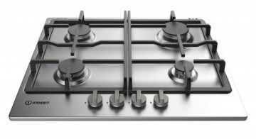 Indesit THP 641 IX/I hob Stainless steel Built-in Gas 4 zone(s)