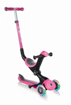 GLOBBER scooter Go Up Deluxe Lights, deep pink, 646-110