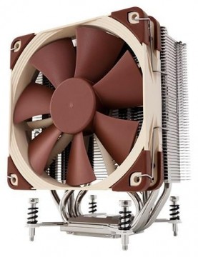 Noctua NH-U12DXI4 computer cooling component Processor Cooler 12 cm Beige, Brown, Silver