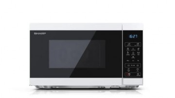 Sharp YC-MS02E-W microwave Countertop Solo microwave 20 L 800 W Black, White