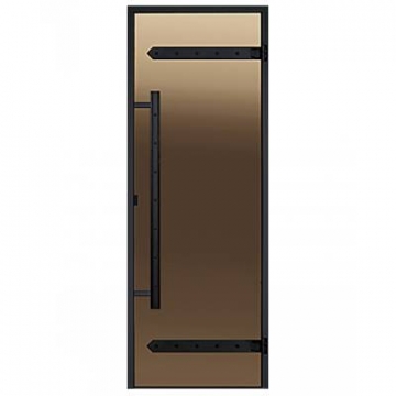 HARVIA LEGEND 8 x 21 (DA82101L) 790x2090 mm, Bronze/Alu tvaika pirts durvis