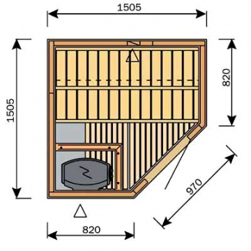 HARVIA Variant Exclusive SZX1515R sauna