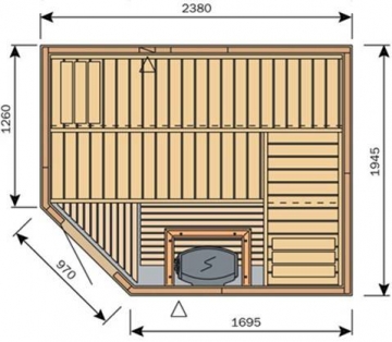 HARVIA Variant Formula S2520L сауна