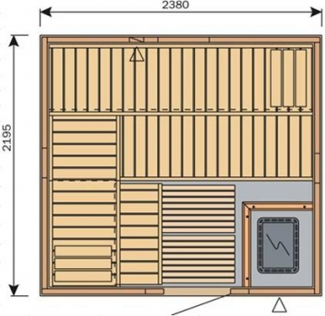 HARVIA Variant Formula S2522 сауна