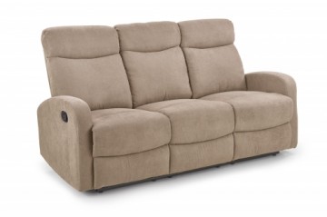 Halmar OSLO 3S sofa with recliner function color: beige