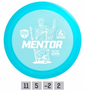 Диск для гольфа DISCMANIA Distance Driver MENTOR 11/5/-2/2 Синий