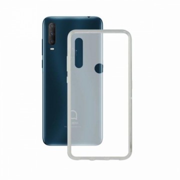 Чехол Alcatel  Contact Flex TPU  1S 2020 Прозрачный (damaged box)