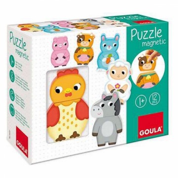 Personalizējama Koka Puzle Goula Diset (12 pcs)