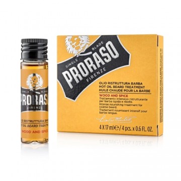 Масло для бороды Yellow Proraso горячий (4 x 17 ml)