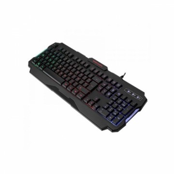 Игровая клавиатура Gaming Mars Gaming MRK0 RGB USB 2.0 Чёрный