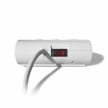 Strāvas virtene - 5 ligzdas ar Slēdzi Ewent EW3935 1,5 m 2 x USB 2,1 A 2500W Balts