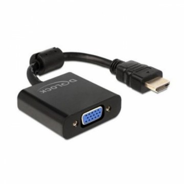 Адаптер HDMI—VGA DELOCK 65512 Чёрный