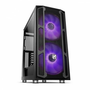 Micro ATX/Mini  ITX / ATX Midtower Korpuss NOX NX Hummer Nova RGB Ø 20 cm Melns