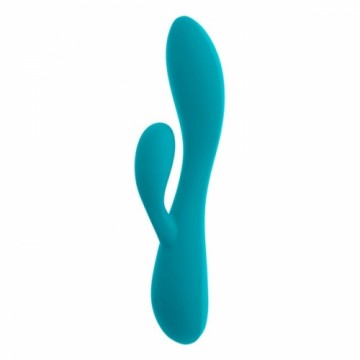 Divkārši Stimulējošs Vibrators S Pleasures Tirkīzs (11,8 cm)