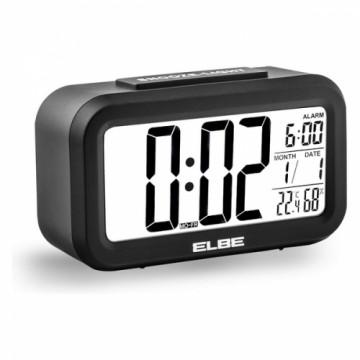 Часы-будильник ELBE RD-668 LCD 4,4" Чёрный