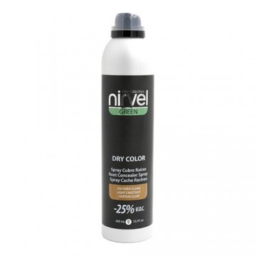 Cover Up Spray for Grey Hair Green Dry Color Nirvel Green Dry Light Brown (300 ml)