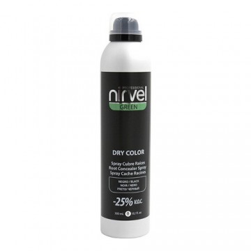 Cover Up Spray for Grey Hair Green Dry Color Nirvel Green Dry Black (300 ml)