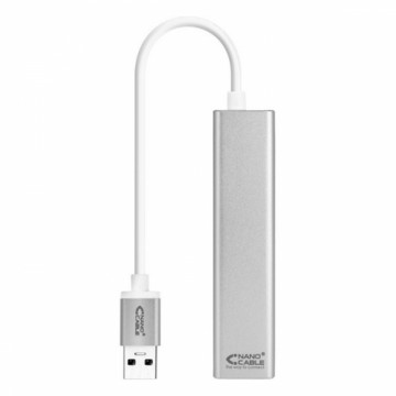 Interneta USB Pielāgotājs no 3.0 līdz Gigabaitam NANOCABLE 10.03.0403 Sudrabains