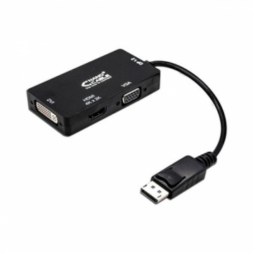 Адаптер для DisplayPort на VGA/DVI/HDMI 3 en 1 NANOCABLE 10.16.3301-BK Чёрный