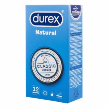 Prezervatīvi Durex Natural Ø 5,6 cm (12 uds)